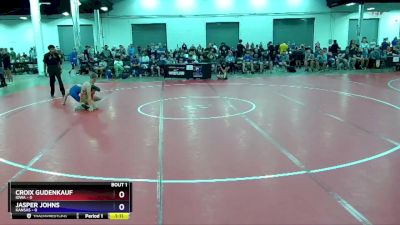 136 lbs Round 1 (16 Team) - Croix Gudenkauf, Iowa vs Jasper Johns, Kansas