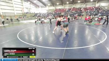 285 lbs Round 2 - Caden Young, Uintah Wrestling vs Aisea Hosea, JWC