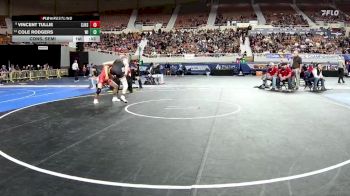 144-D4 Cons. Semi - Vincent Tullie, St. Johns High School vs Cole Rodgers, Wickenburg High School