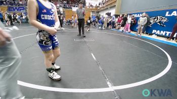 67 lbs Quarterfinal - Leland Beasley, Harrah Little League Wrestling vs Callum Kappler, Choctaw Ironman