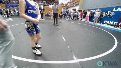 67 lbs Quarterfinal - Leland Beasley, Harrah Little League Wrestling vs Callum Kappler, Choctaw Ironman