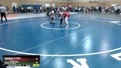 115lbs Cons. Round 2 - Ella Winston, University (Girls) vs Madison Florez, Prairie (Girls)