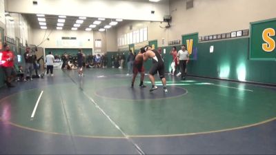 285 lbs Champ. Round 2 - Adam Hutchinson, Slam Academy vs Ansu Perez, Torrey Pines