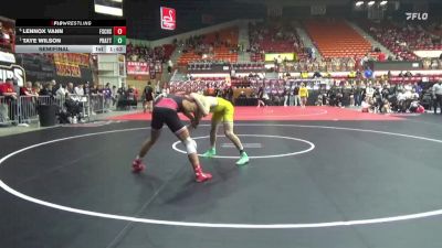175 lbs Semifinal - Taye Wilson, Pratt vs Lennox Vann, Fort Scott Hs