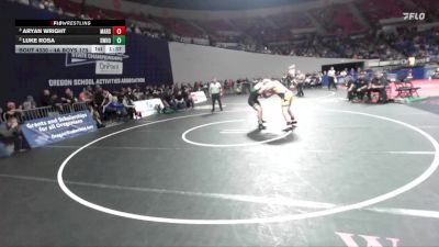 4A Boys 175 lbs Semifinal - Aryan Wright, Marshfield Boys vs Luke Rosa, Sweet Home Boys