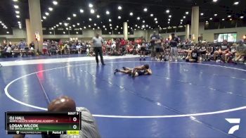 90 lbs Round 3 (8 Team) - OJ Hall, North Desoto Wrestling Academy vs Logan Wilcox, The Untouchables