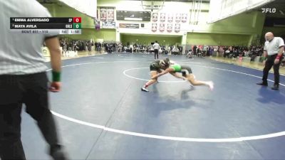 110 lbs 1st Place Match - Emma Alversado, SAN PEDRO vs Maya Avila, GRANADA HILLS