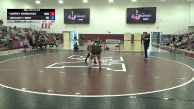 160 lbs 1st Place Match - Ashliegh Terry, Cuesta College vs Aubrey Hernandez, Mt. San Antonio College