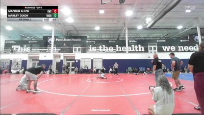 73 lbs Rr Rnd 2 - Macklin Allen, Kraken Black - K6 vs Marley Dixon, Steel Valley Vixens - K6