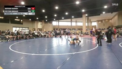 126 lbs Finals (2 Team) - Nathan Harvey, Black Creek WC vs Peyton Breaux, Pod Squad