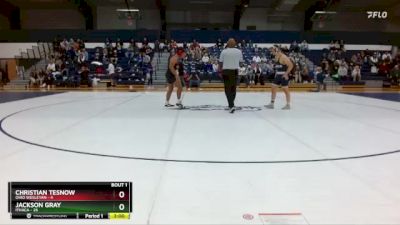 174 lbs Finals (2 Team) - Christian Tesnow, Ohio Wesleyan vs Jackson Gray, Ithaca