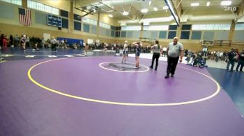 110lbs Champ. Round 2 - Ellanor Nimrick, Gig Harbor (Girls) vs Fiona George, Squalicum (Girls)