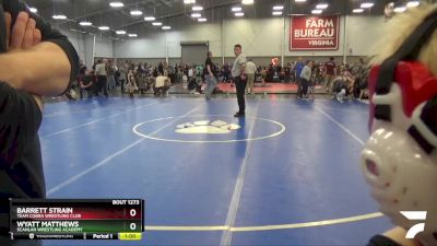 62 lbs Cons. Round 5 - Barrett Strain, Team Cobra Wrestling Club vs Wyatt Matthews, Scanlan Wrestling Academy