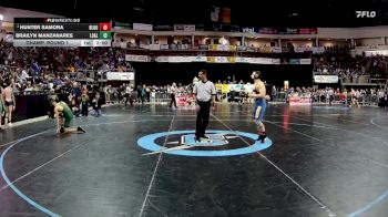 4A 133 lbs Champ. Round 1 - Hunter Samora, Bloomfield vs Brailyn Manzanares, Los Alamos