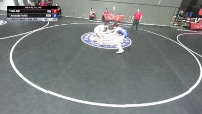 145 lbs 3rd Place Match - Mia Gil, Surfside X Wrestling vs Amber Farr, Norwalk High School Wrestling