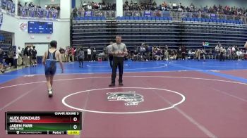 120 lbs Champ. Round 3 - Jaden Farr, Whiteland vs Alex Gonzales, NAPOLEON