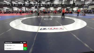 131 lbs Round Of 64 - Eustace Sermier, Carmel vs Tobias Carmel, Collegiate