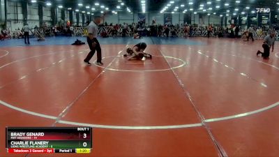 88 lbs Rd# 1 9:00am Friday - Brady Genard, Mat Assassins vs Charlie Flanery, Lions Wrestling Academy