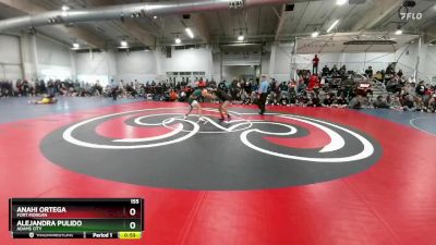 155 lbs Cons. Round 4 - Anahi Ortega, Fort Morgan vs Alejandra Pulido, Adams City