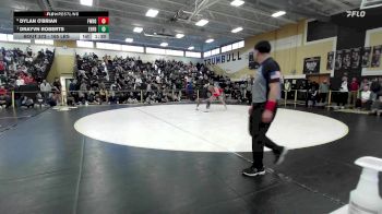 165 lbs Semifinal - Dylan O'Brian, Fairfield Warde vs Drayvn Roberts, East Hartford