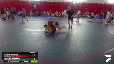 136-137 B Round 3 - Hunter Stevens, Iowa Grant/Highland vs Ethan Brauer, Batavia