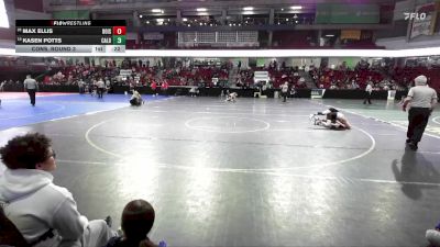 120 lbs Cons. Round 3 - Kasen Potts, Caldwell vs Max Ellis, Boise