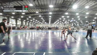 113 lbs Rr Rnd 2 - Nolan Mather, Grizzly Wrestling Club - HSB vs Tucker Chapman, Ohio Titan Gold - HSB