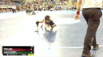 106 lbs Quarterfinal - Taya Lura, E2-Carrington vs Scelia Maneze, W3-Bismarck Legacy