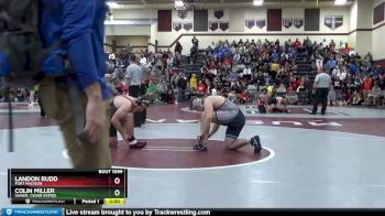 220 lbs Cons. Round 2 - Colin Miller, Xavier, Cedar Rapids vs Landon Rudd, Fort Madison