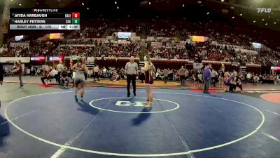 G - 170 lbs Semifinal - Harley Fetters, Cut Bank Girls vs Jayda Harbaugh, Baker Girls