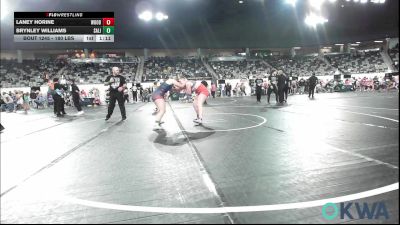 180 lbs Rr Rnd 3 - Laney Horine, Woodland Wrestling Club vs Brynley Williams, Salina Wrestling Club