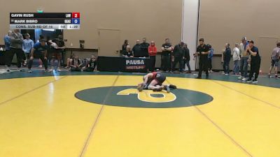 120 lbs Cons. Sub-rd Of 16 - Gavin Rush, LAW vs Mark Bibro, Germantown Academy