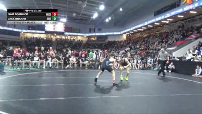 144 lbs 5th & 7th Place - Sam Dominick, Woodbury Central vs Jack Branan, Riverside, Oakland