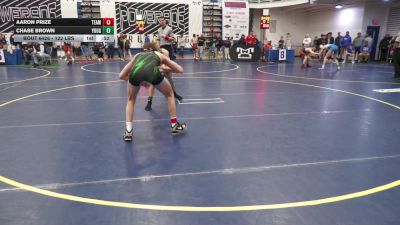 122 lbs Consy 5 - Aaron Prize, Team Donahoe vs Chase Brown, Yough