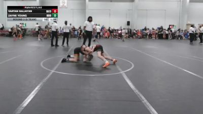 84 lbs Round 3 (8 Team) - Zayne Young, Neighborhood Wrestling vs Vartan Naljayan, Mat Assassins Black