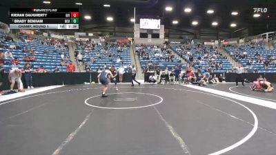 165 lbs Champ. Round 1 - Brady Benham, Central Oklahoma vs Kieran Daugherty, Grand View (Iowa)