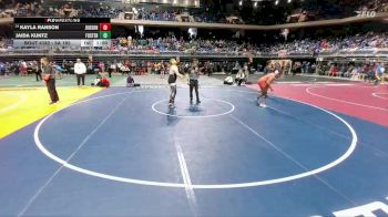 6A 185 lbs Cons. Round 1 - Kayla Ranson, Converse Judson vs Jaida Kuntz, Richmond Foster
