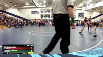 144 lbs Cons. Semi - Dominic Grecol, Strongsville vs Talen Blogna, St. Ignatius