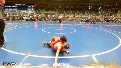 64 lbs Consi Of 16 #1 - Brodee Meyer, Coweta Tiger Wrestling vs Joel Van Slyke, South Hills Wrestling Academy