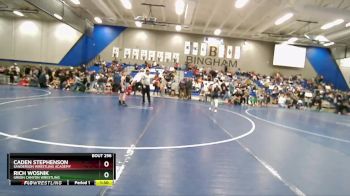 73 lbs Cons. Round 3 - Rich Wosnik, Green Canyon Wrestling vs Caden Stephenson, Sanderson Wrestling Academy