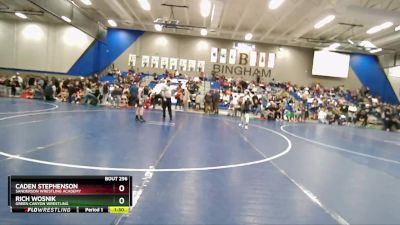 73 lbs Cons. Round 3 - Rich Wosnik, Green Canyon Wrestling vs Caden Stephenson, Sanderson Wrestling Academy