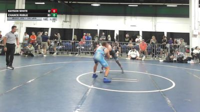 150 lbs Consi Of 16 #1 - Kayson White, KY vs Chance Ruble, MO