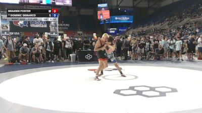 113 lbs Champ. Rd Of 128 - Braiden Foster, Nevada vs Dominic DeMarco, Illinois