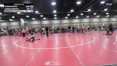 110 lbs Rr Rnd 4 - Hunter Kapitula, Mat Assassins White - BK6E vs Alyssa Rosario, Rattlers