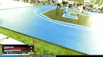 120 lbs Champ. Round 1 - Ariana Bustamante, Pleasant Grove vs Sydnie Dick, Uintah