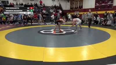 120 lbs Quarterfinal - Dom Munaretto, St Charles East vs Brandon Bickerton, Highland