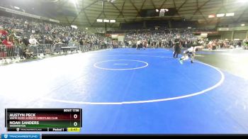 78 lbs Champ. Round 1 - Noah Sanders, Washington vs Austyn Peck, White River Hornets Wrestling Club