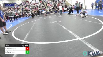 96 lbs Rr Rnd 1 - Connor Schiltz, Verdigris Youth Wrestling vs Bentley Sutton, Vinita Kids Wrestling