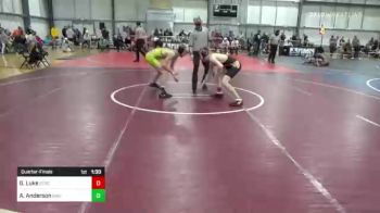 120 lbs Quarterfinal - Garrett Luke, Stockton vs Auggie Anderson, Saw