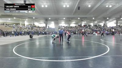 125 lbs Quarterfinal - Ava Criado, Williamson Co Wrestling Club vs Delaney Smith, Maryville Wrestling